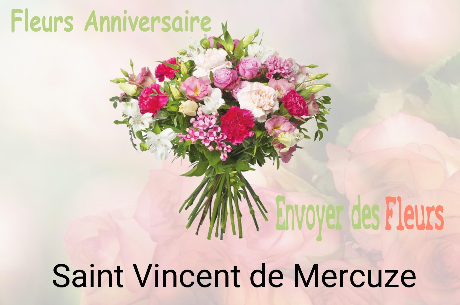 Bouquet de fleurs d’anniversaire livré à Saint-Vincent-de-Mercuze