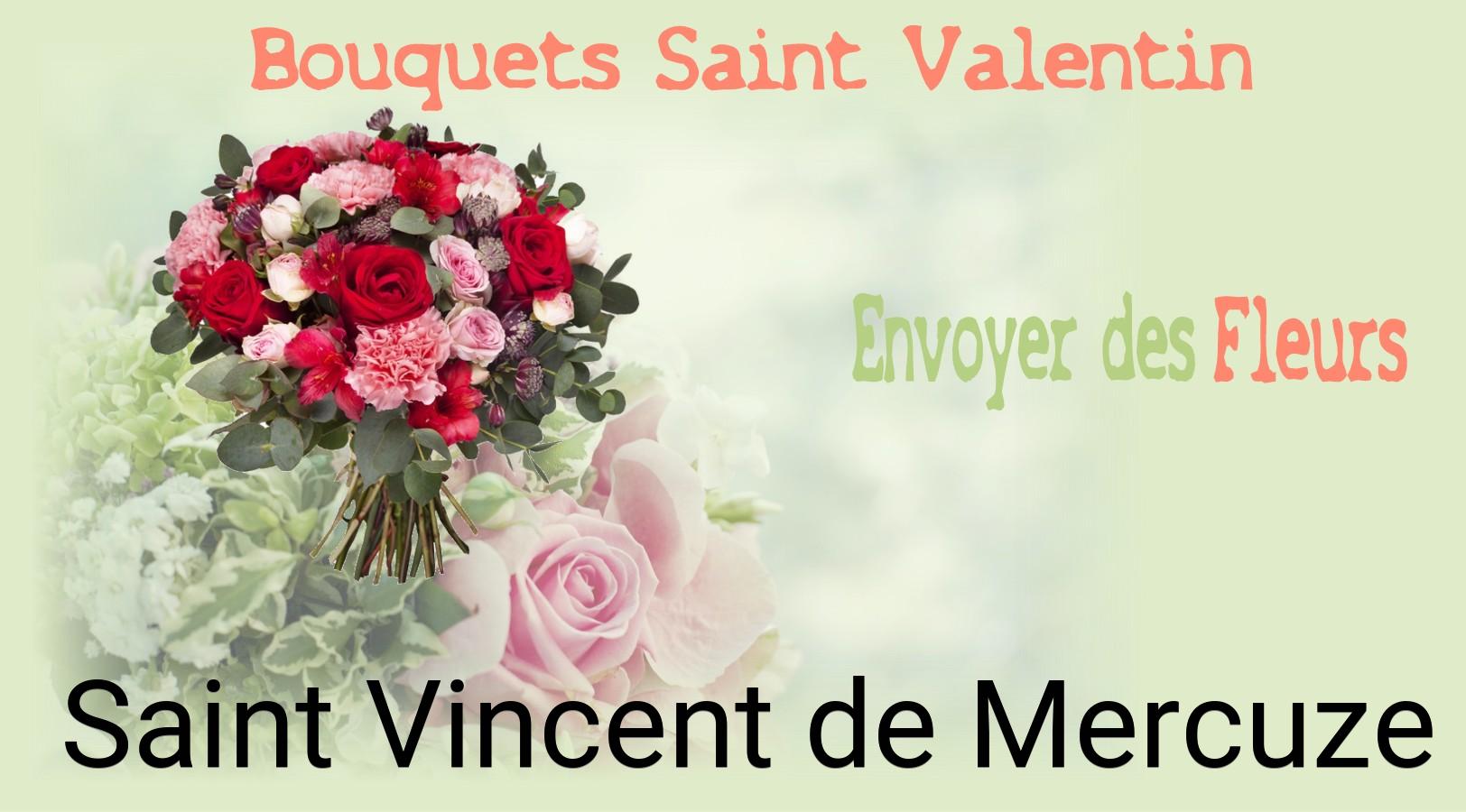 Roses de Saint-Valentin livrées à Saint-Vincent-de-Mercuze